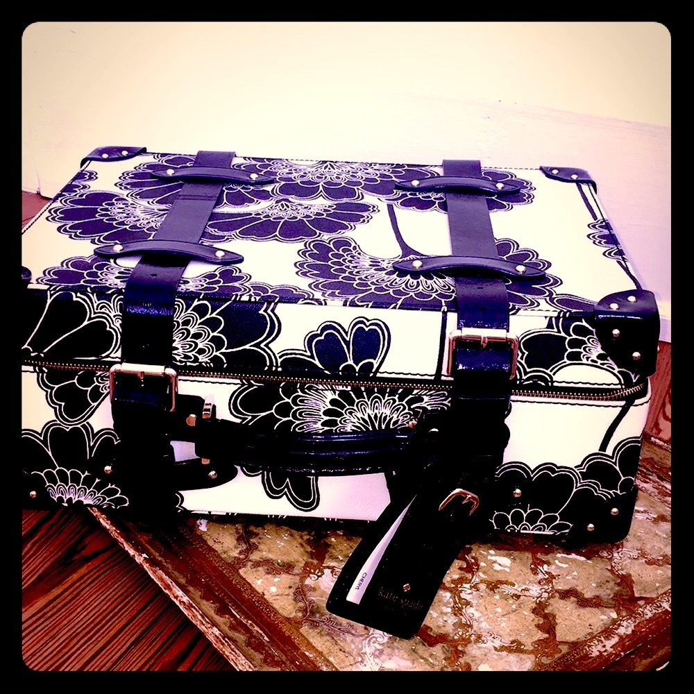 Kate Spade & Florence Broadhurst medium luggage